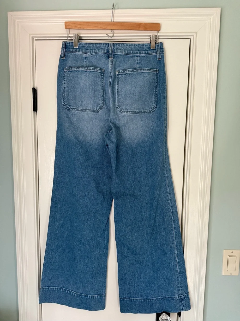J. Crew High rise Sailor Denim Trouser in 1996 semi-stretch Size 29 Style CC569 - Picture 3 of 10